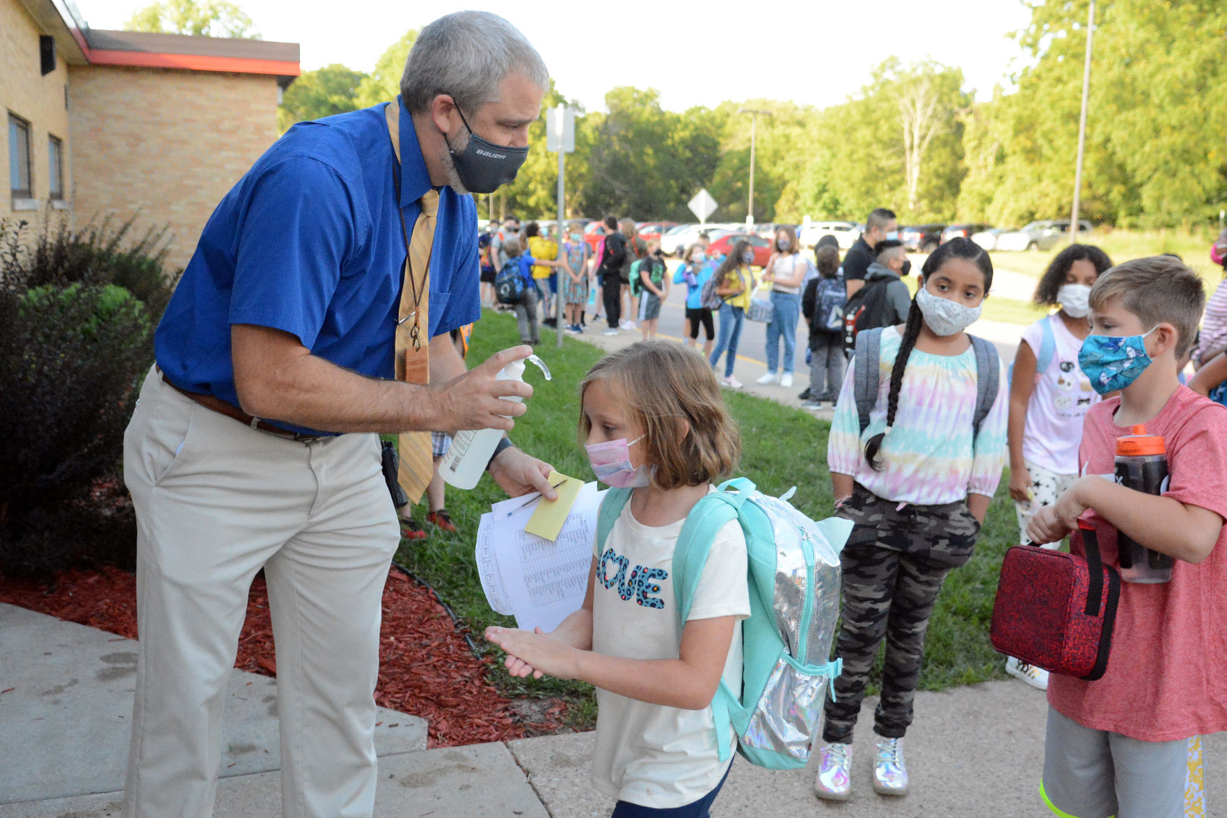 First day of school at Al Behrman
